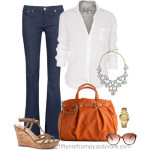 Denim with a White ShirtDenim with a White Shirt - LivingBetter50