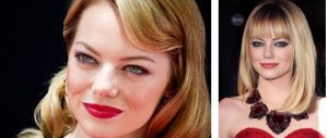 Emma Stone with blonde hair