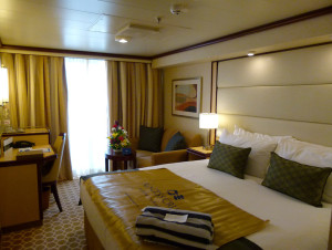 Deluxe balcony stateroom on Royal Princess