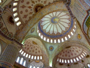 A packed but informative Princess Cruise excursion in Istanbul included the Blue Mosque.