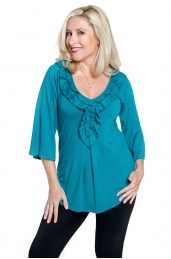 Perfectly Covered ruffle top